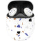 White Terrazzo Google Pixel Buds Skin